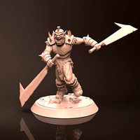 Orc Zodrun - Miniature 3D Print Model | 3D