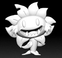 Plants vs Zombies - Primal Sunflower 3D | 3D