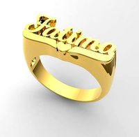 Fatima name ring | 3D