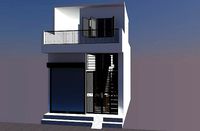 One Room Residence 15 feet X 31 feet | 3D