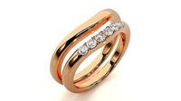Band ring - HC0713 283 MAU NHA | 3D