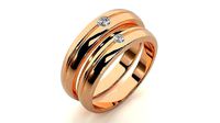 Band ring - HC0813 374 MAU NHA | 3D