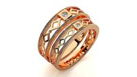 Band ring - hj4  1556 | 3D