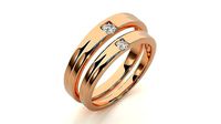 Band ring - hj4  1610 | 3D