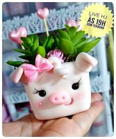 Pig planter 2- STL for 3D Printing | 3D