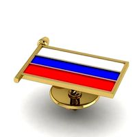 Russia flag icon 1116 | 3D