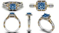Bridal Engagement Ring 005 | 3D