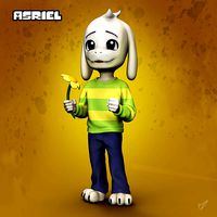 Asriel Undertale Character | 3D