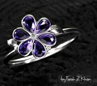 Violet Finger ring 3dmodel print | 3D