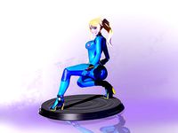3D Figure Painted SAMUS Zero Suit | 3D