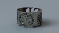 Ring Saint Benedict | 3D