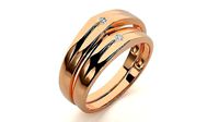Band ring - 876 | 3D