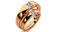 Band ring - 886 | 3D