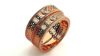 Band ring - ad  489 | 3D