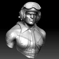 TANKER PLATOON SGT BUST | 3D