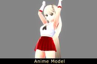 【Original】Anime Character : Elda (Sailor Suit V2 / Contain VRM)