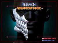 Bleach Grimmjow Mask - Skull Mask | 3D
