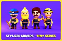 Tiny Miners - Stylized Characters