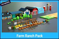 Pandazole - Farm Ranch low poly Pack