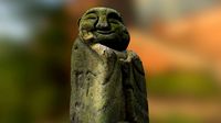Stone statue Kyoto Buddhist Temple