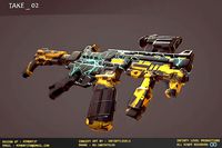 UMP 9 - Model and Textures Low-poly 3D model