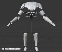 Obiwan Kenobi armor from Battlefront Clone Era | 3D