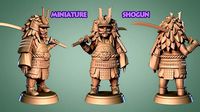 Samurai Miniature - Shogun 1 -Mini Troop -3D print model | 3D