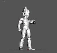 Majin Vegeta 3D Model | 3D