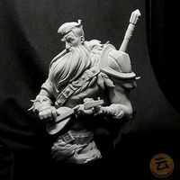 3D print ready Bard Barbarian  | 3D