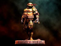 Fanart TMNT Michelangelo - Statue | 3D