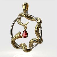 Snake Pendant | 3D