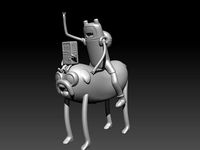 FINN THE HUMAN AND JAKE BIMO ADVENTURE TIME  | 3D