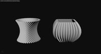 3D Printed Planter Plant Pot Plant Vase 084 | 3D