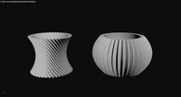 3D Printed Planter Plant Pot Plant Vase 082 | 3D
