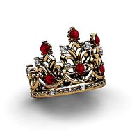 Ring crown tiara royal princess | 3D