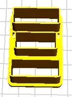 Xi Upper Case Cookie Cutter | 3D