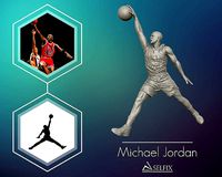 Michael Jordan Dunk Sculpture | 3D