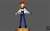YUGI MUTO YUGIOH STATUE ANIME CHARACTER  | 3D