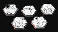 Hex Bases- Desert Terrain | 3D