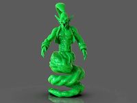 Djinn Genie Sculpture 3D Print and Timelapse | 3D