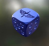 3x SPACE MARINES 16 MM DICE FOR 40K | 3D