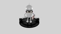 drawing Futurama Bender Robot | 3D
