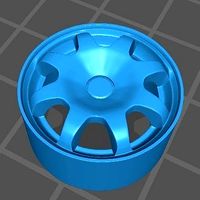 Speedline Corse SL675 scalable and printable rims | 3D
