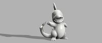 Mermander Water Charmander | 3D