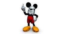 Mickey Mouse stormtrooper low poly | 3D