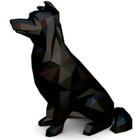 border collie low poly | 3D