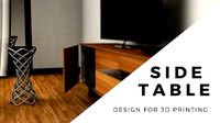 Sidetable inspired by the life tree of EXPO 2016 designed for  | 3D