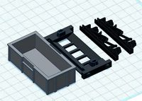Model Railway OO guage 16 ton Mineral Wagons with NEM pocket | 3D