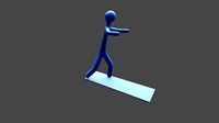 stickman book holder | 3D