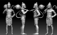 hanuman ji pendent | 3D